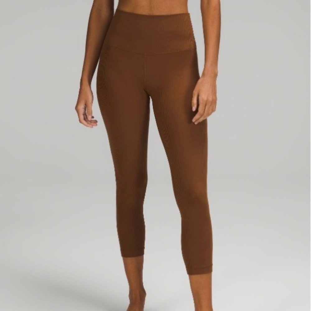 Lululemon Align Ribbed High-Rise Crop 23"